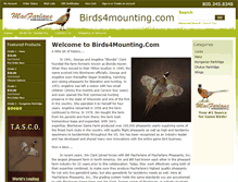 Tablet Screenshot of birds4mounting.com